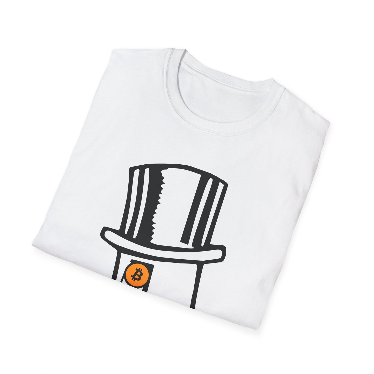 Bitcoin Monocle & Top Hat T-Shirt