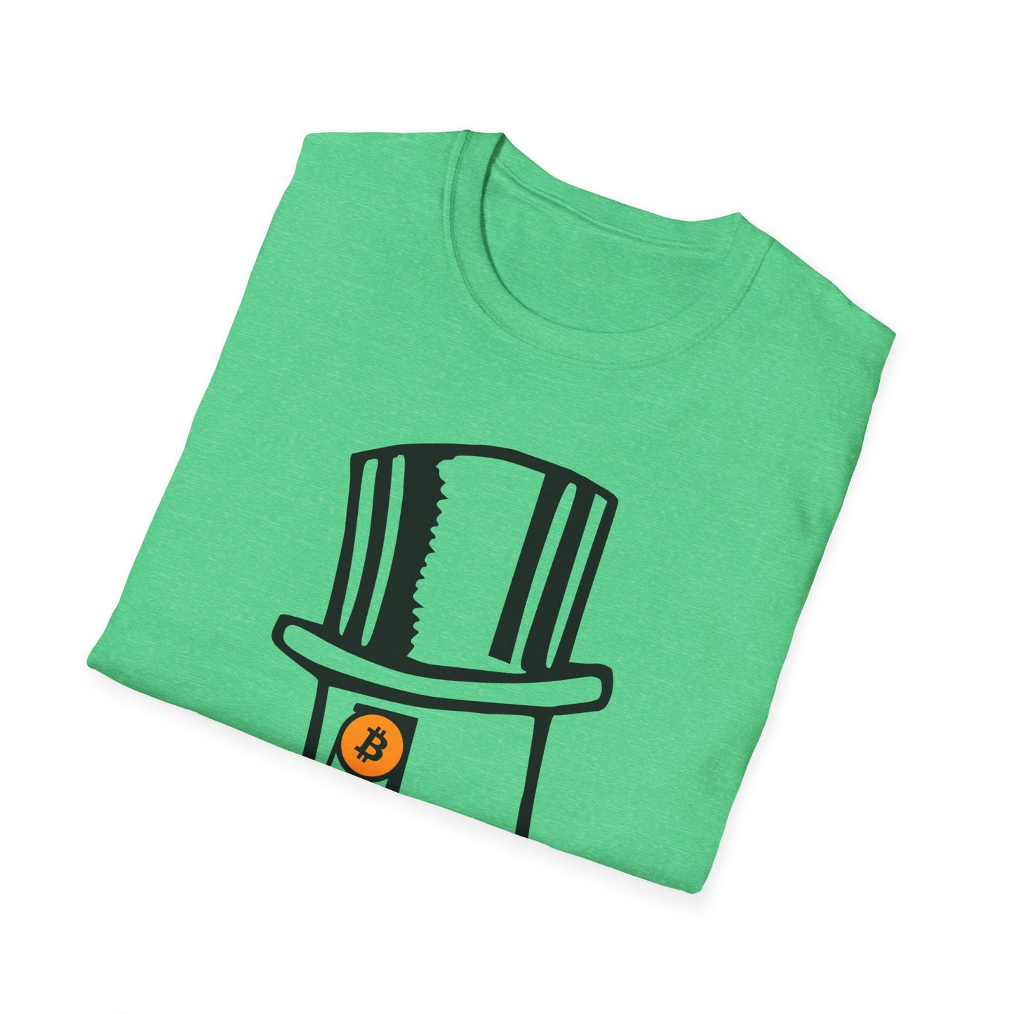 Bitcoin Monocle & Top Hat T-Shirt