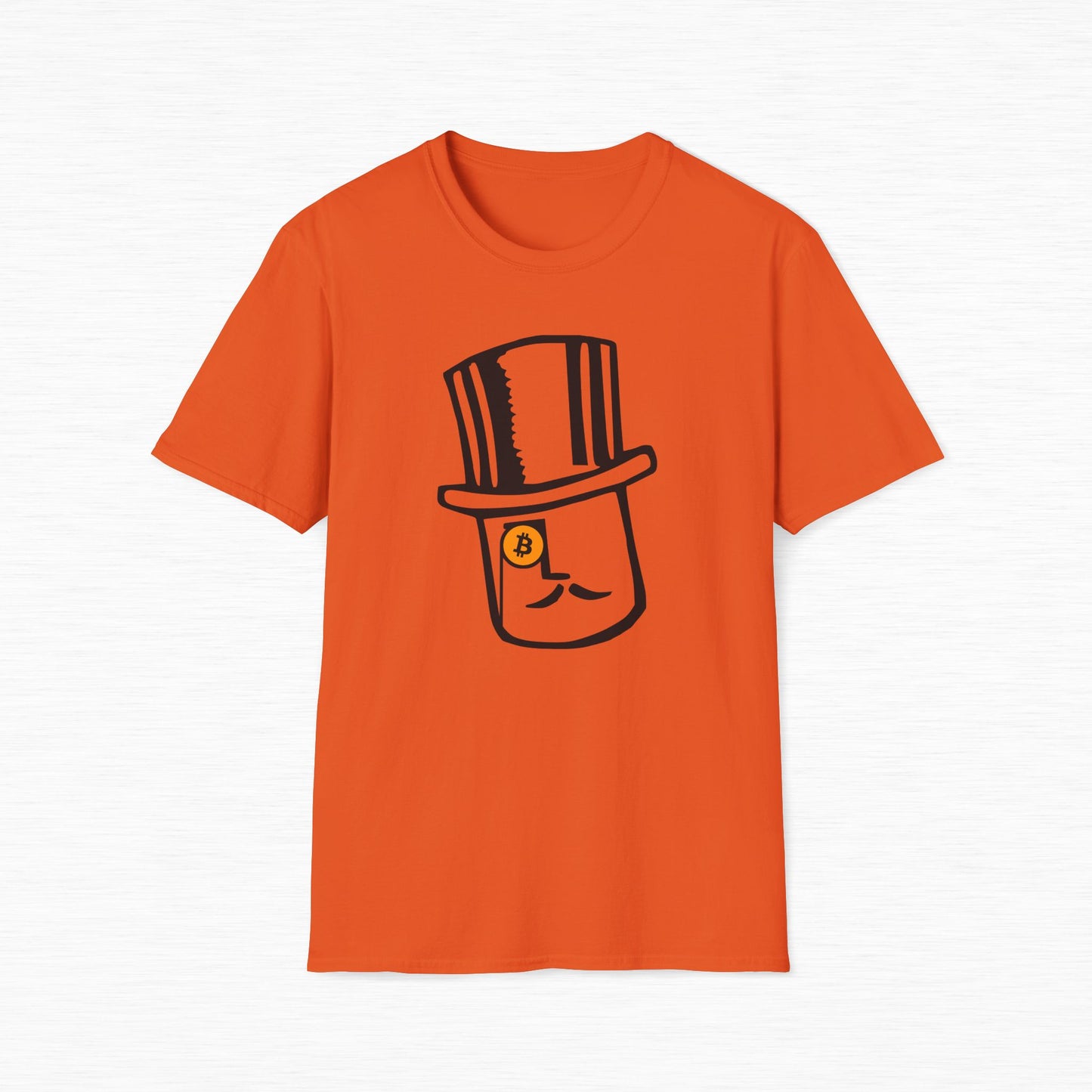 Bitcoin Monocle & Top Hat T-Shirt