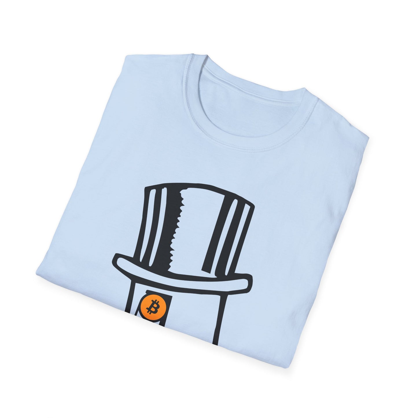Bitcoin Monocle & Top Hat T-Shirt