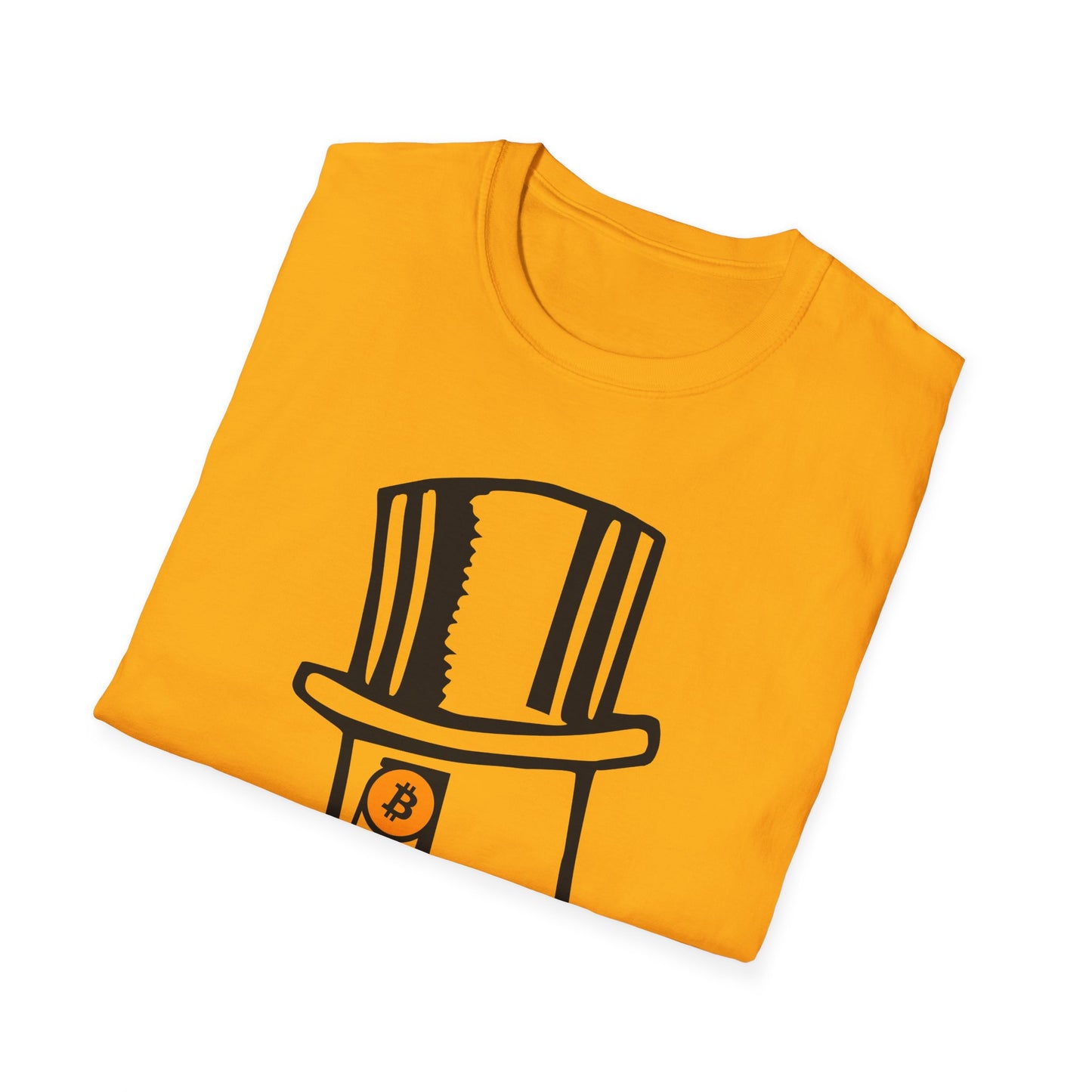 Bitcoin Monocle & Top Hat T-Shirt