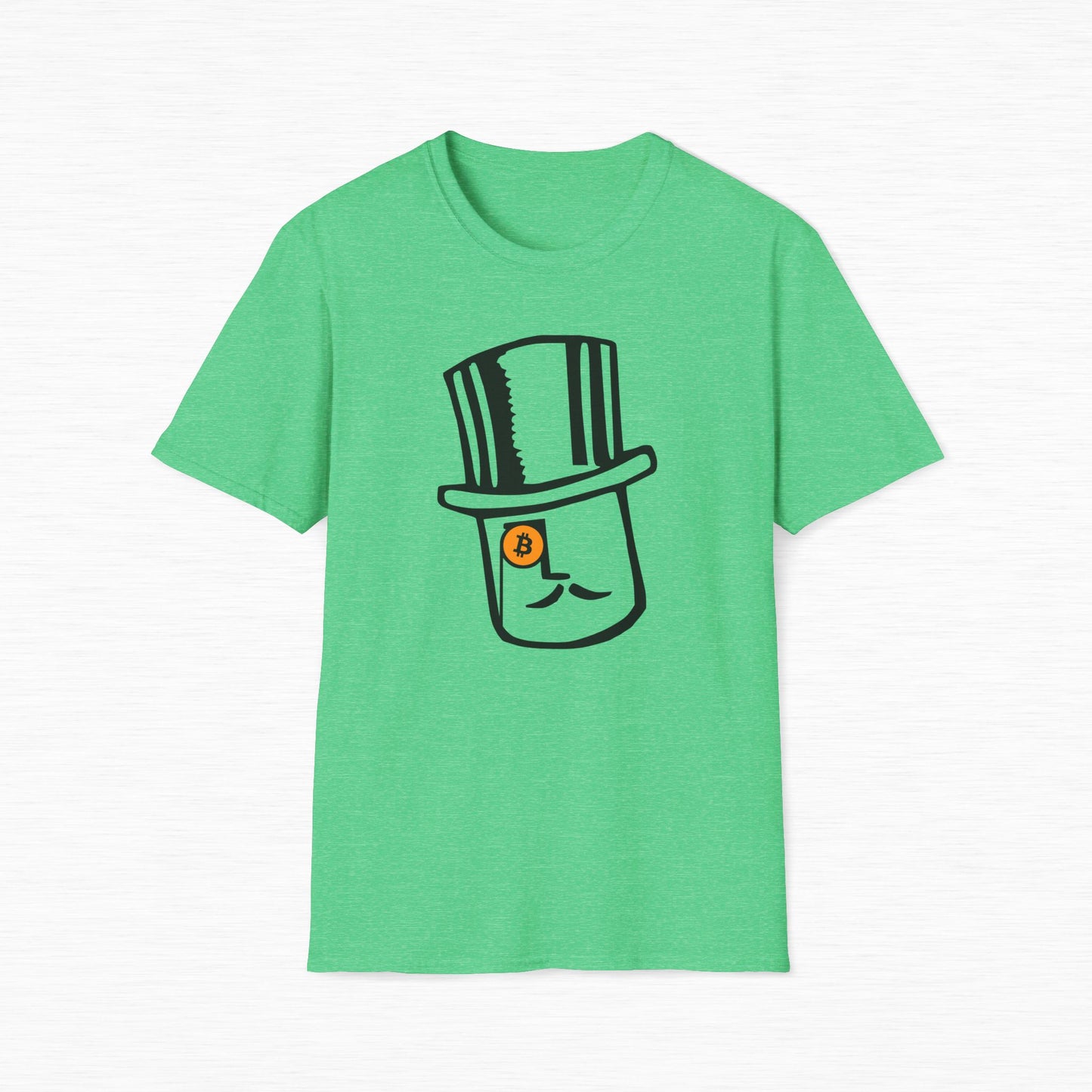 Bitcoin Monocle & Top Hat T-Shirt
