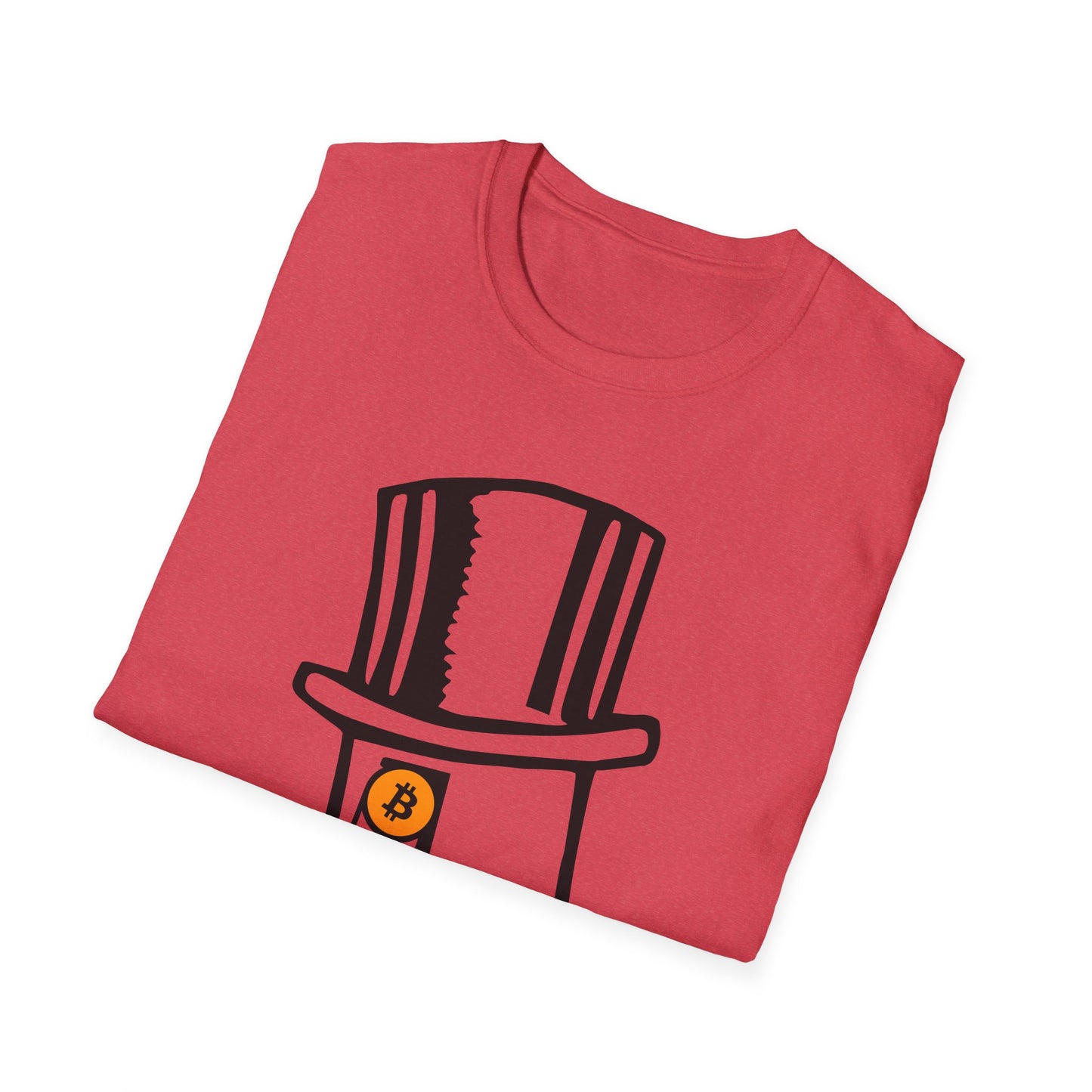 Bitcoin Monocle & Top Hat T-Shirt