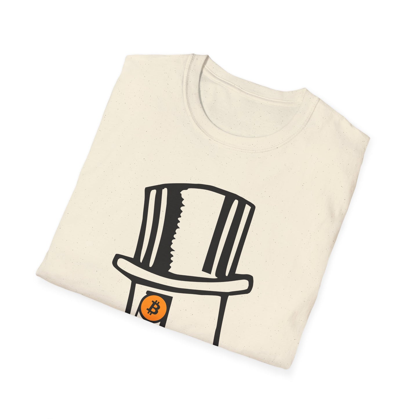 Bitcoin Monocle & Top Hat T-Shirt