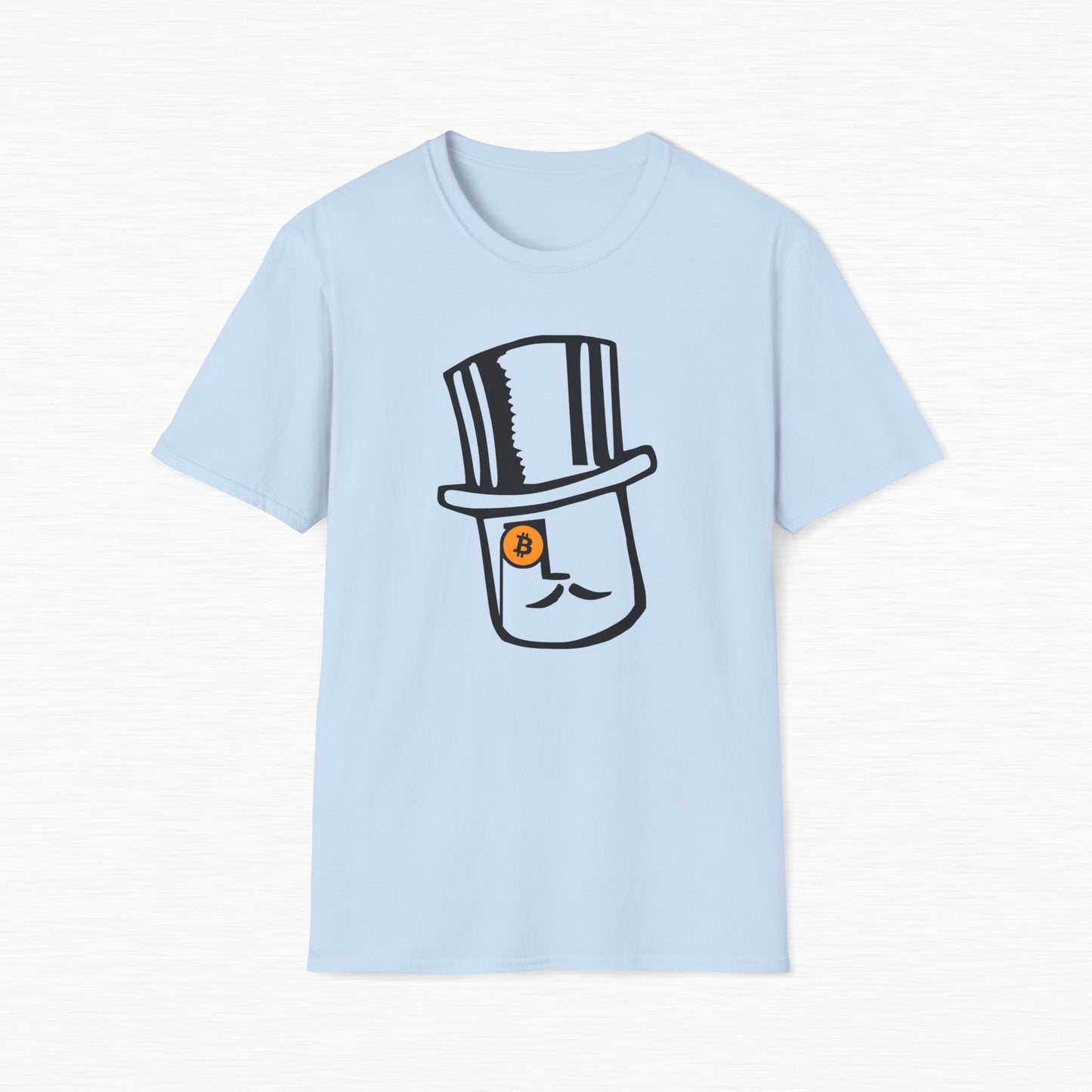 Bitcoin Monocle & Top Hat T-Shirt