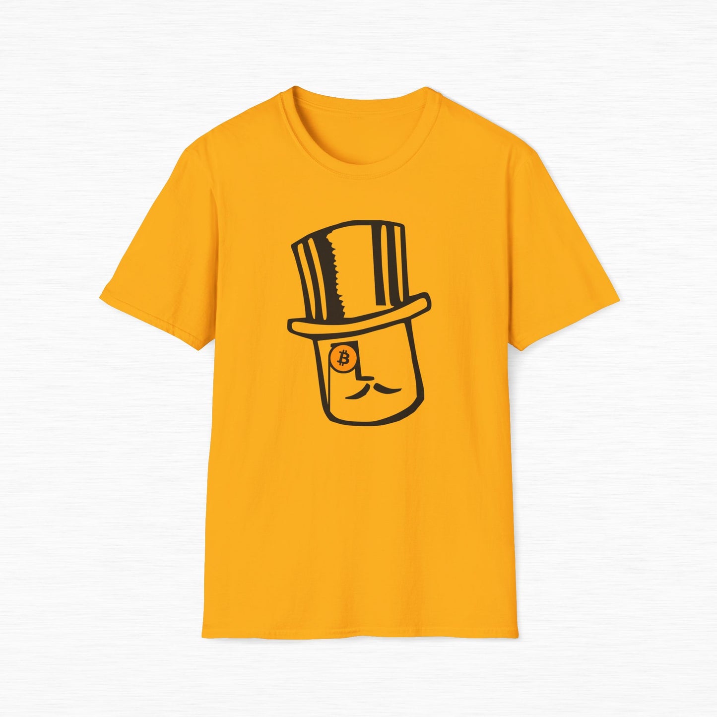 Bitcoin Monocle & Top Hat T-Shirt
