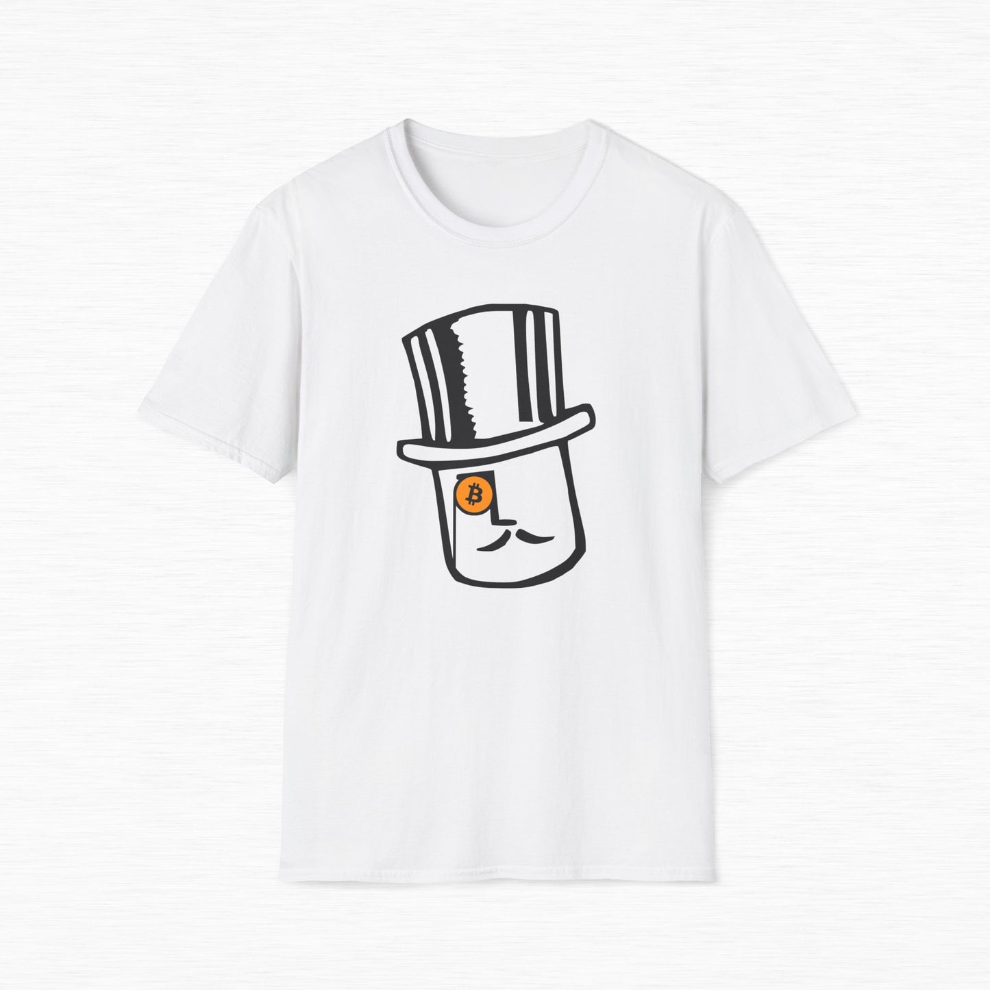 Bitcoin Monocle & Top Hat T-Shirt